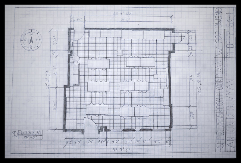 ANTON DEGUZMAN, Mechanical Drawing and Architecture, Floor Plan w322, Instr. Buccino
